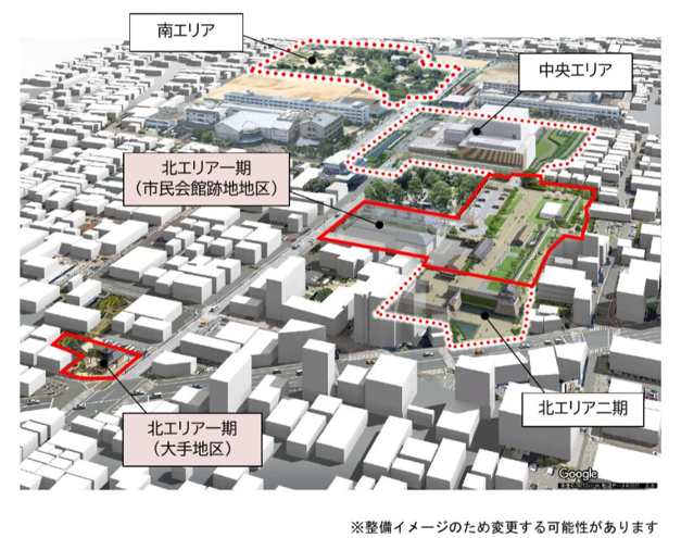 北エリアのイメージ図