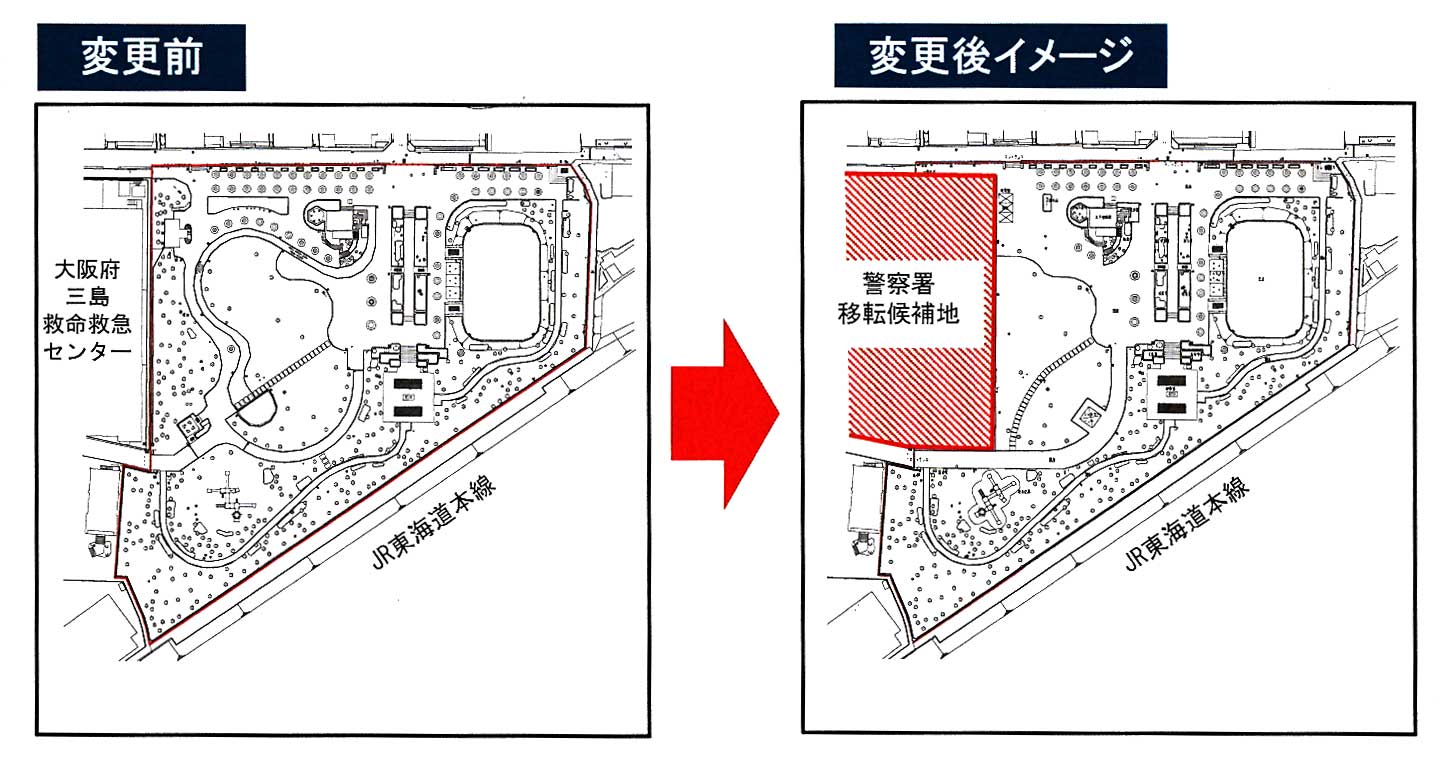 芥川公園変更後の図